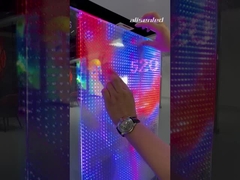Taux de rafraîchissement des données ultra-lissé 3840 Hz Panneaux LED transparents / Écrans LED en verre pour visuels dynamiques