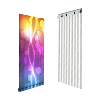 Affichage LED monté sur verre transparent avec puces LED Nichia et taux de rafraîchissement de données de 1920 Hz