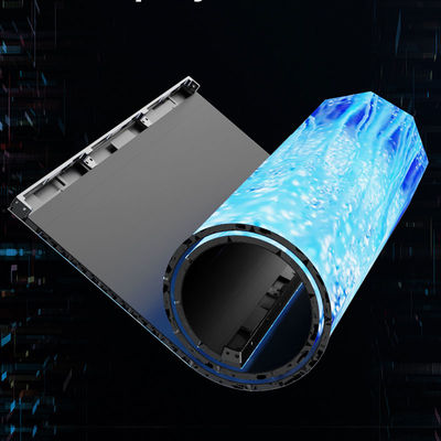 Écran de sol flexible pliable P1.5 P2.6 P3.91 GOB Affichage LED pliable en rouleau