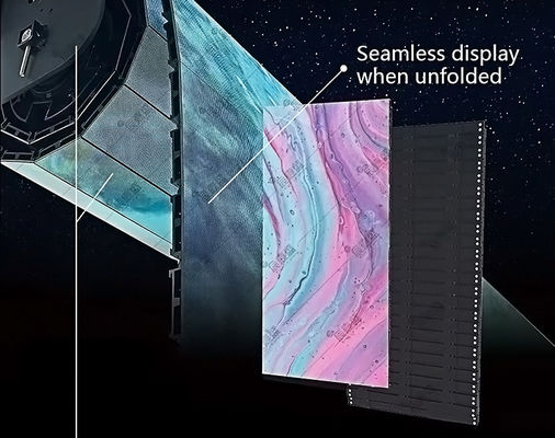 Écran LED enroulable flexible P1.5, Conception peu encombrante pour salles de conférence et de réunion